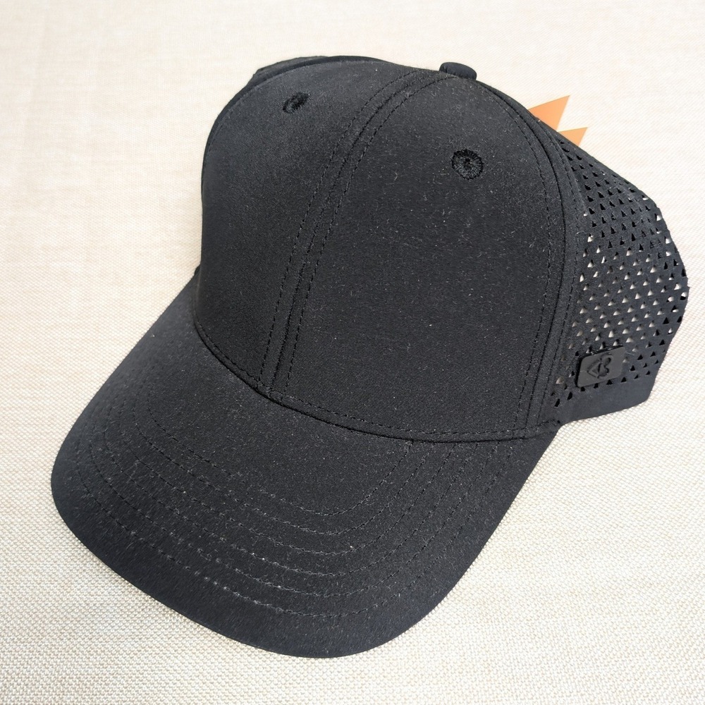 Blogilates High Ponytail Hat Womens OS Black NWT Sweat Proof Mesh Back Cap